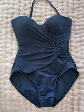 Miraclesuit Navy One-Piece Swimsuit